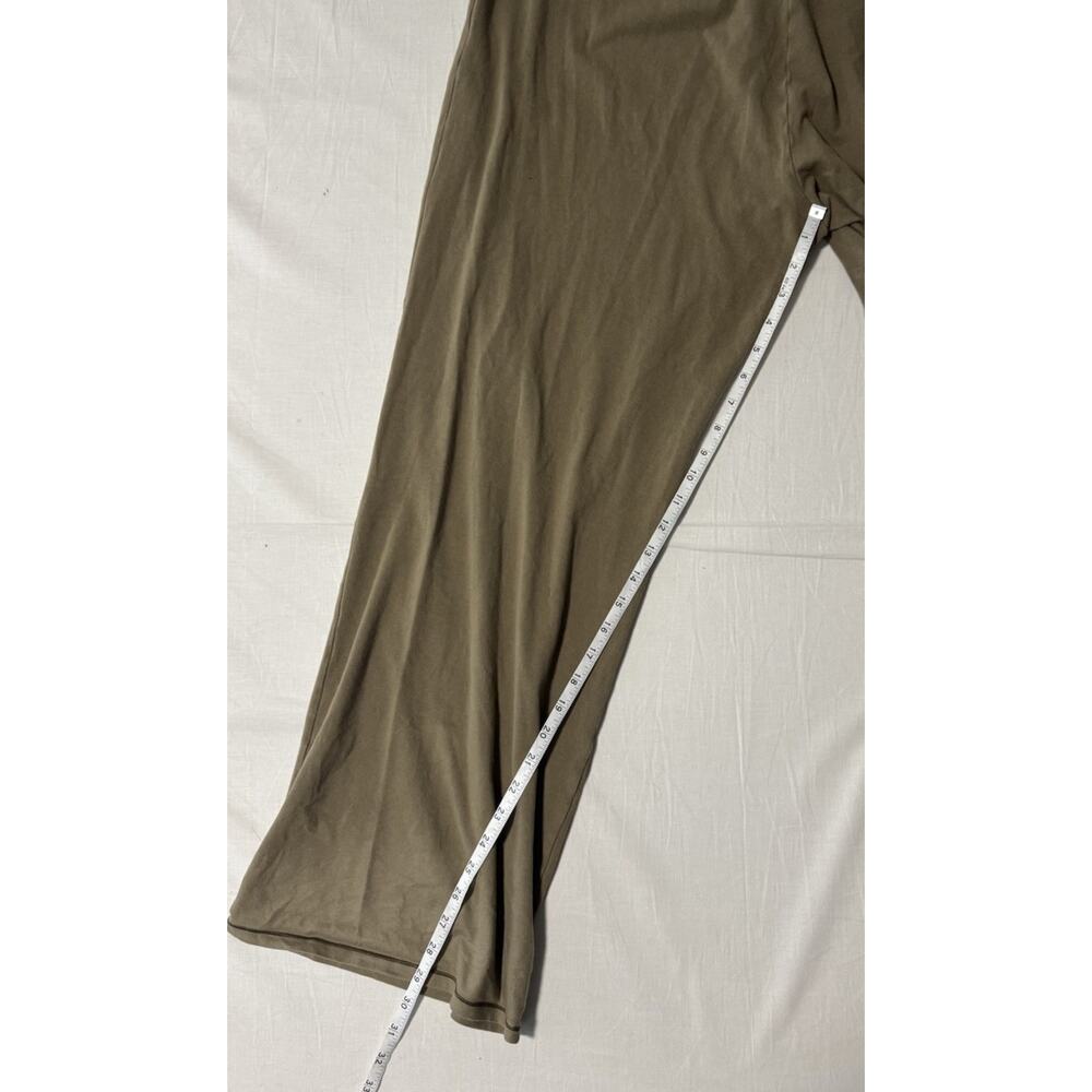 Skims Women’s Relaxed Straight Pants - Olive Green - Plus Size 3X - Picture 7 of 9